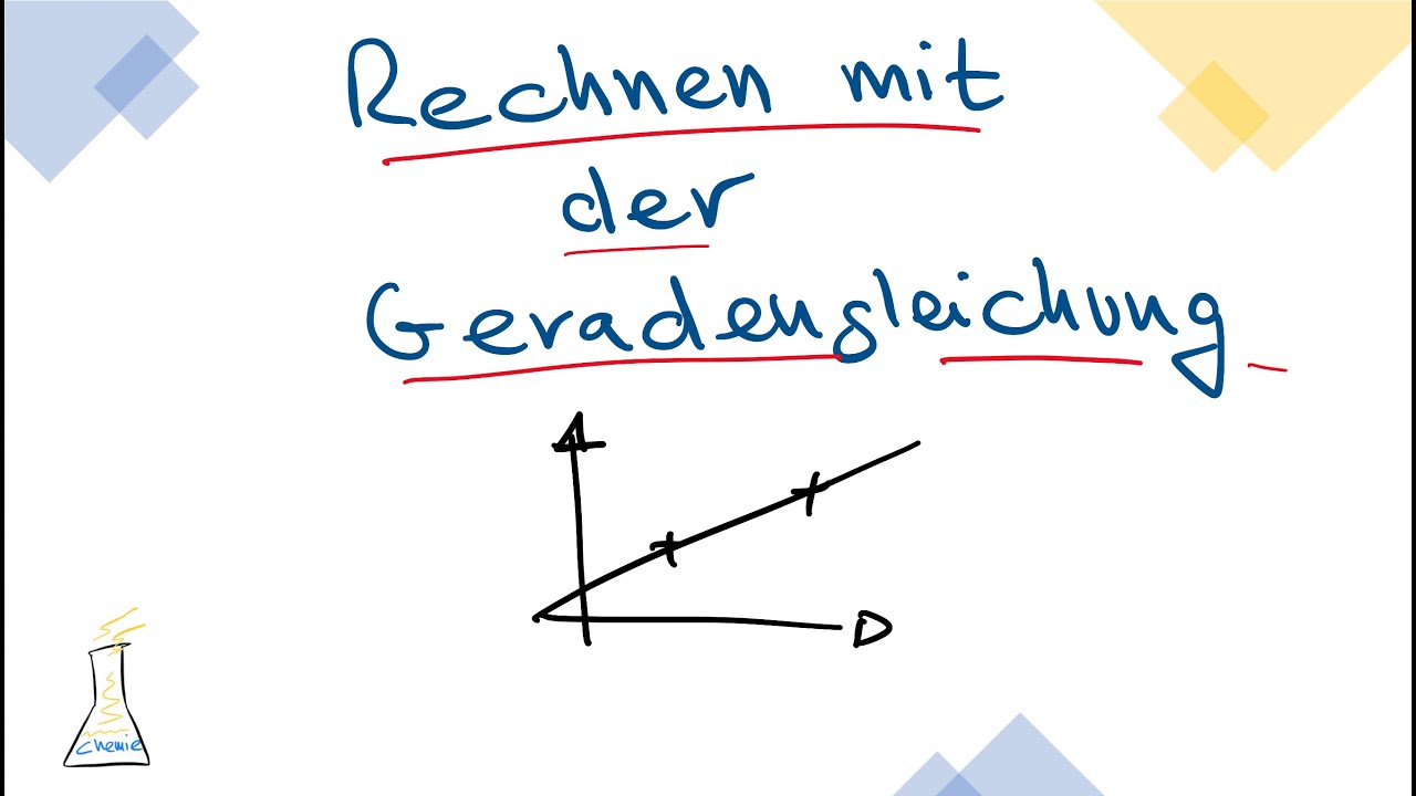 Mit 1 oder 2 Punkten die Geradengleichung berechnen