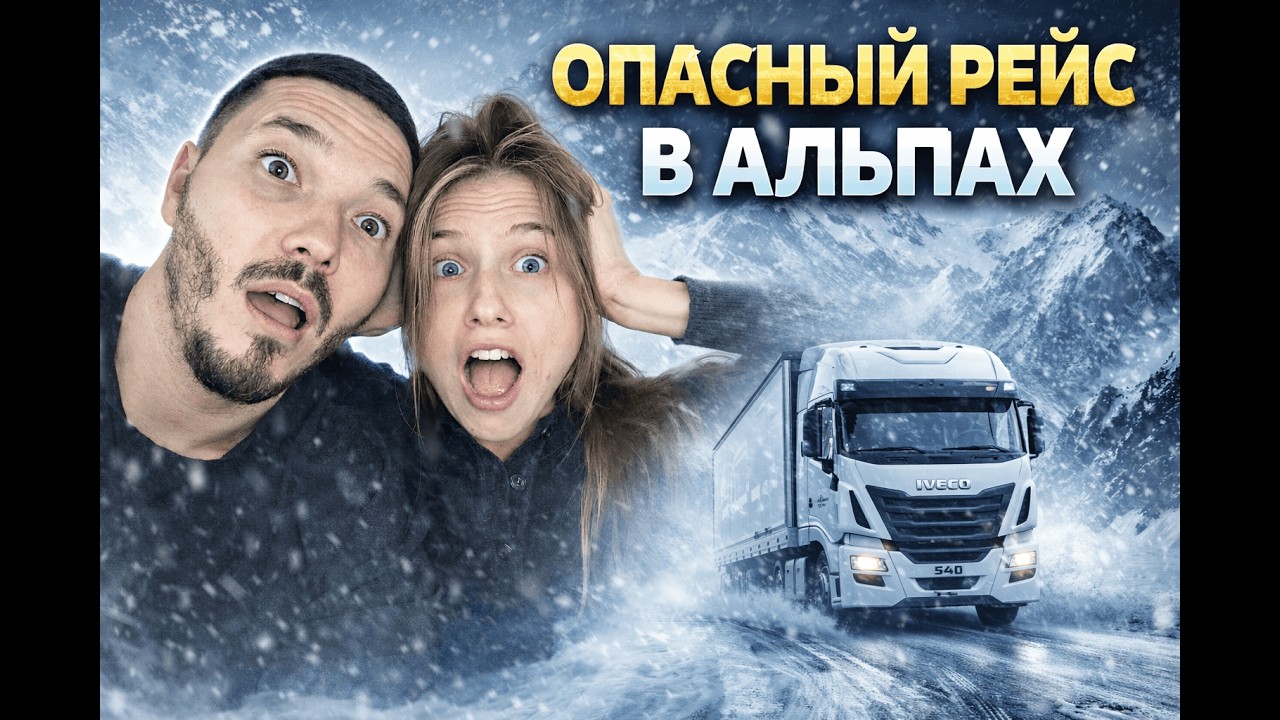 Самый напряжённый рейс: через Монблан и зимние перевалы