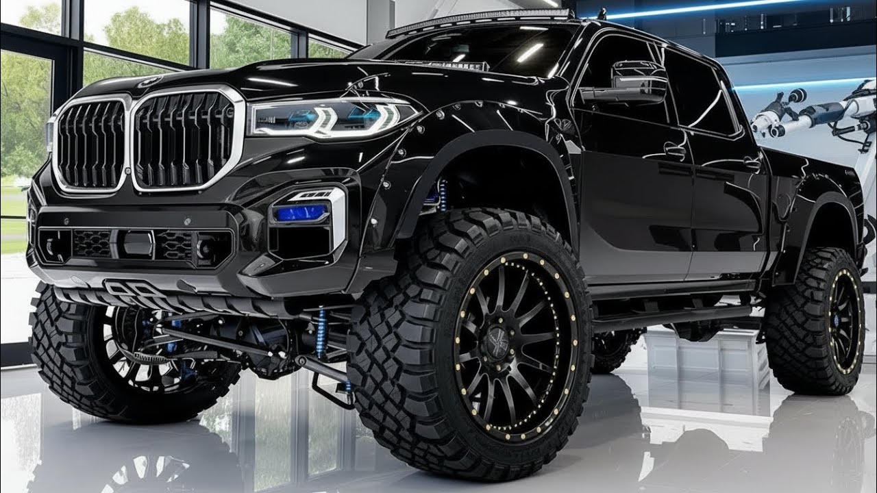 BMW X10 M SHOCKS 2026-2027, роскошный супергрузовик мощностью 700 л.с. для покупателей из США | О...