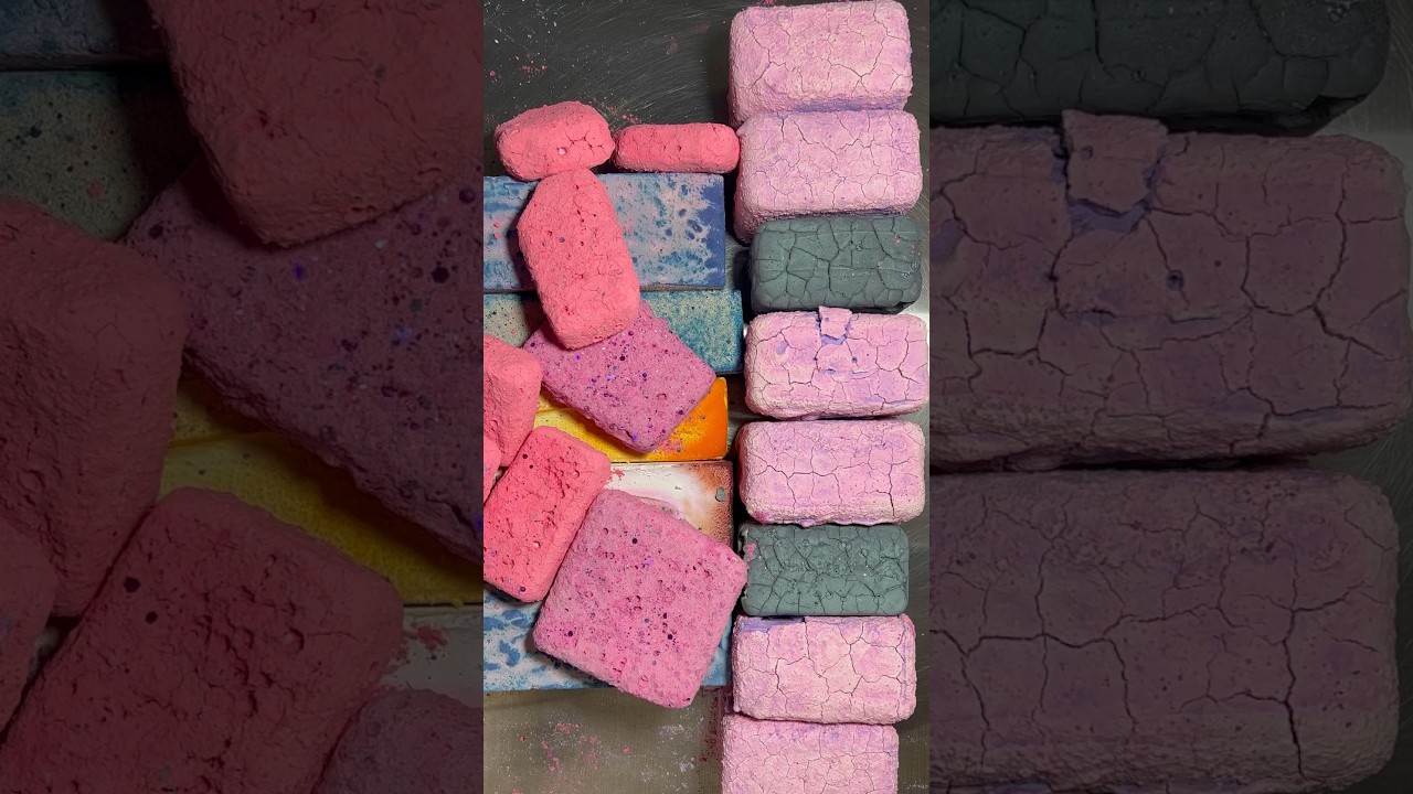 Pasted Chalk Pieces & Blocks