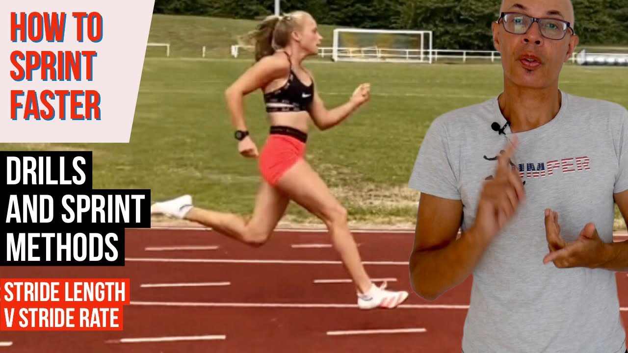 HOW TO SPRINT FASTER - should you focus on stride length of stride rate?