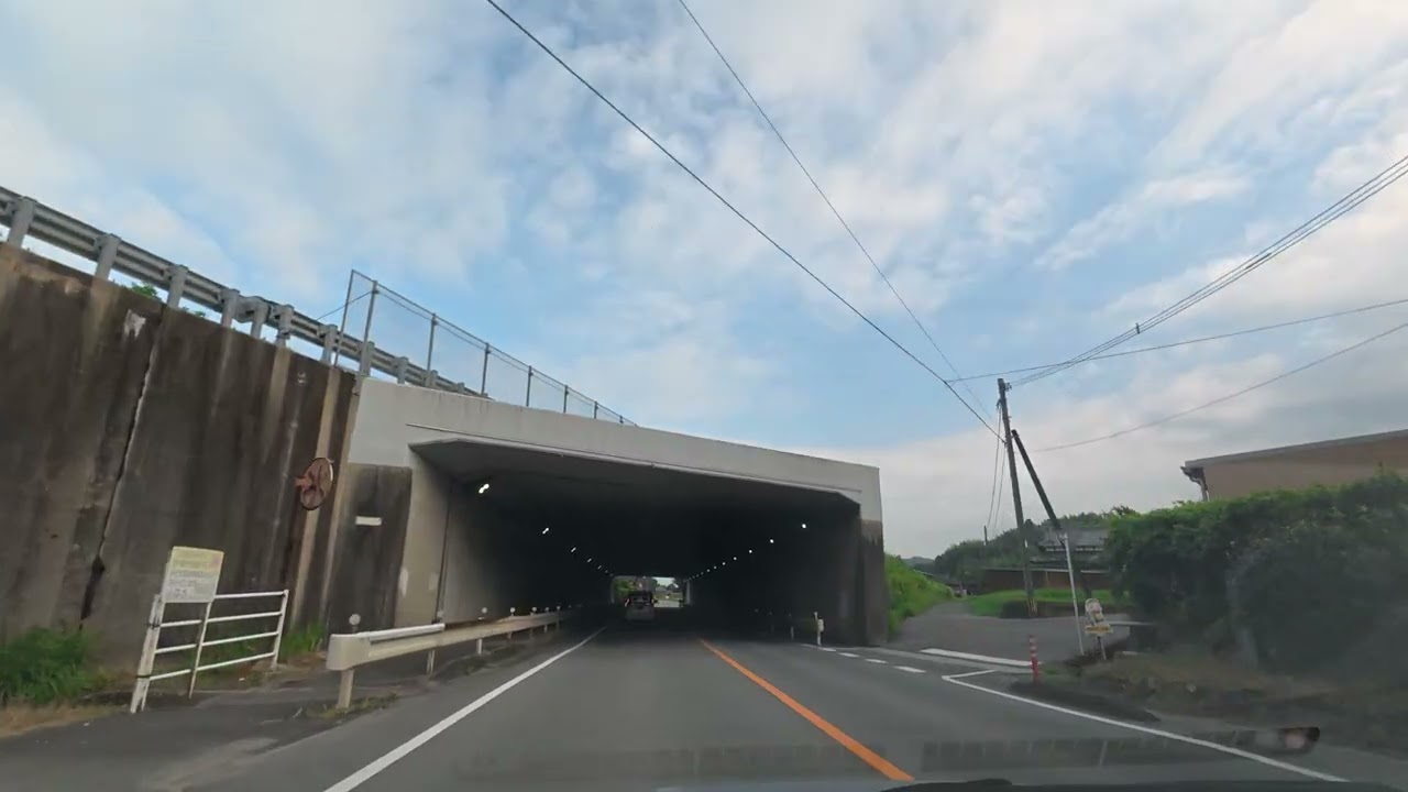 【車載動画】南関町小原～国道443号線～みやま市山川町赤坂交差点