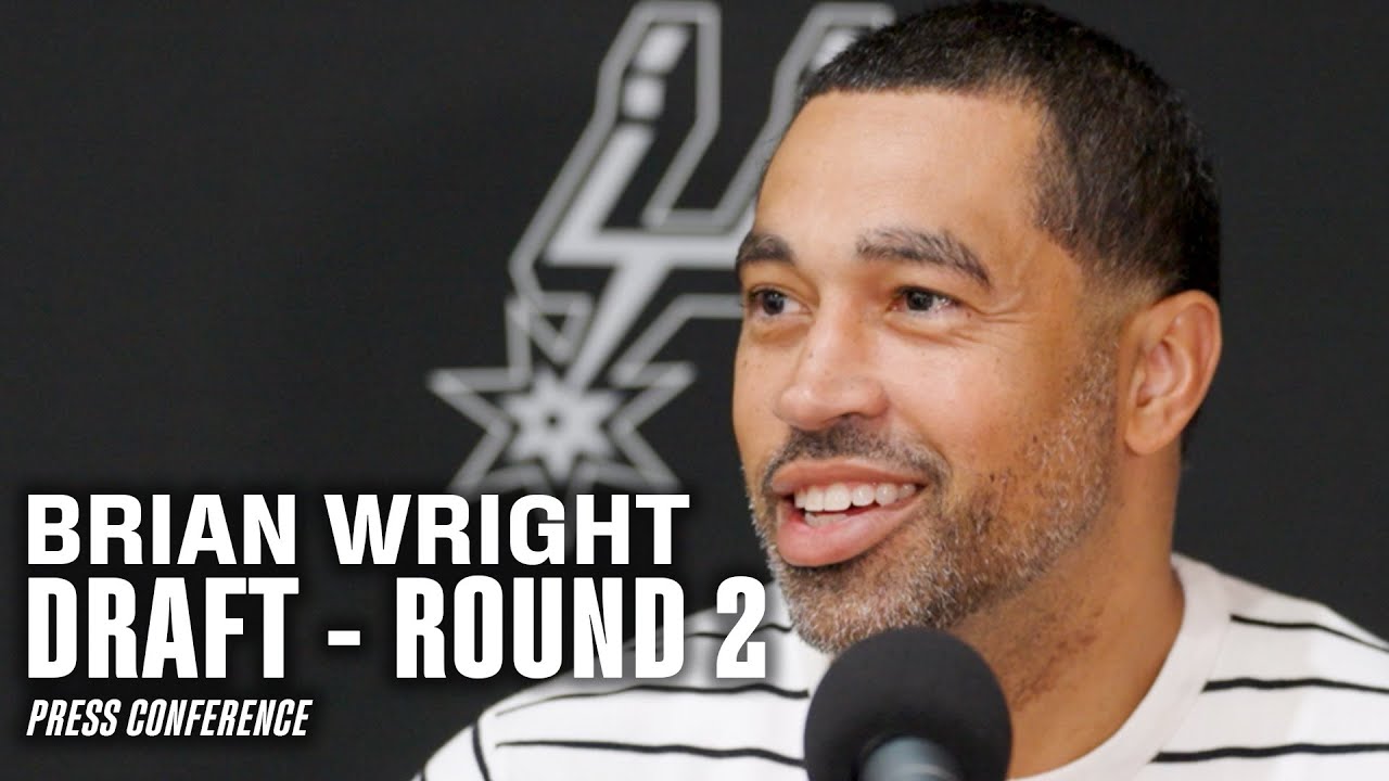 San Antonio Spurs' Brian Wright's Post-Draft Press Conference | 06.27.2024