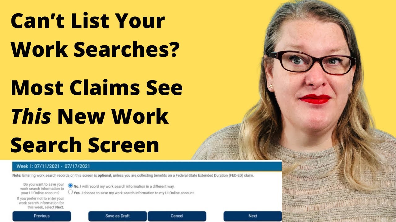 CA EDD: New Work Search Screen When Certifying For Benefits, Can’t List Your Work Searches