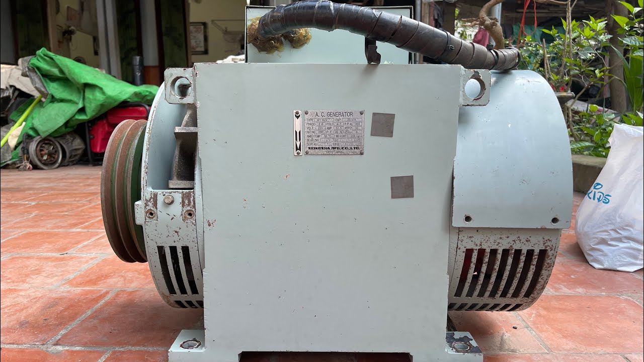 Hàng về Củ phát điện 20kva kích từ phụ tua chậm ổn định điện áp siêu víp báo giá lh0358607854