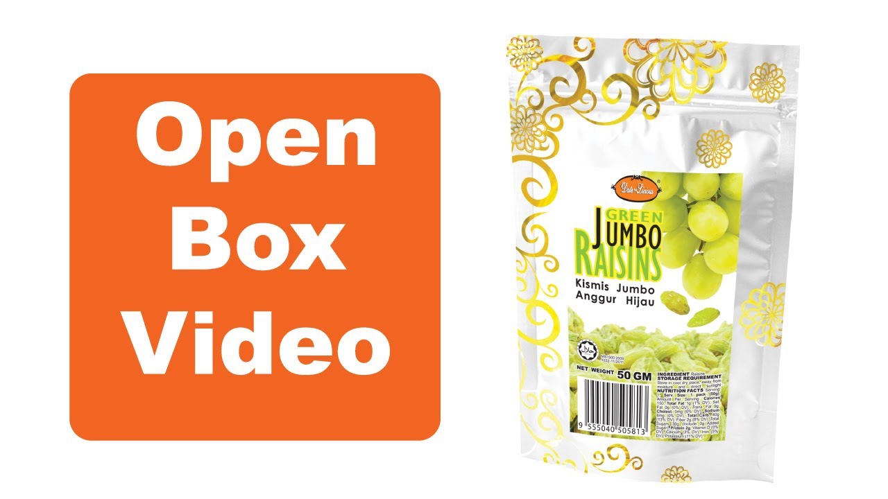 Date Licious Green Jumbo Raisins 50gm Pack