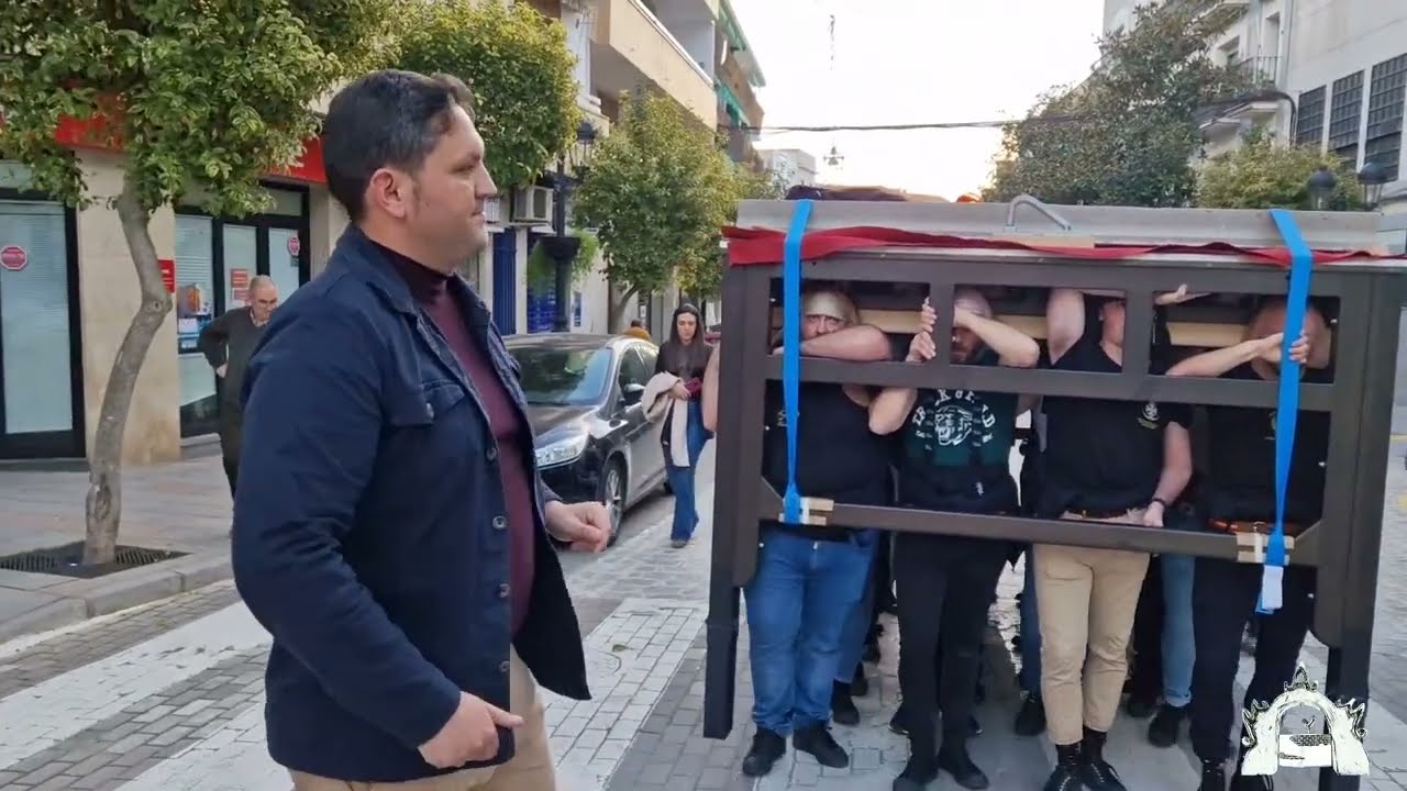 Primer ensayo de la cuadrilla de costaleros de Nuestra Señora de la Amargura || El Capirote