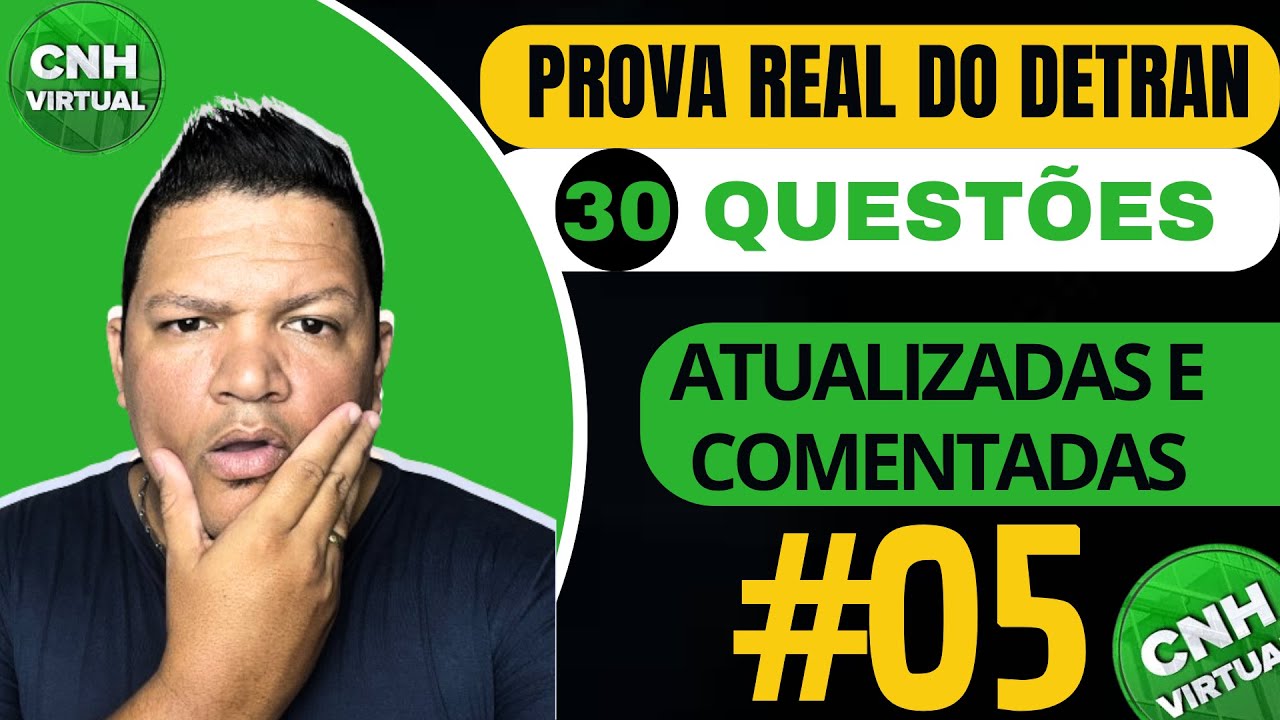 PROVA REAL DO DETRAN 2025, SIMULADO DETRAN 2025, EXAME TEÓRICO DETRAN 2025 COMENTADO E ATUALIZADO.