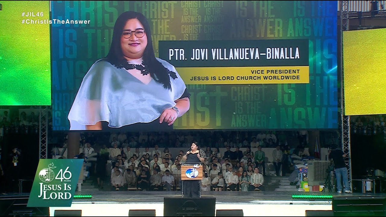 Greeting Message | Ptr. Jovi Villanueva-Binalla | JIL Church’s 46th Anniversary