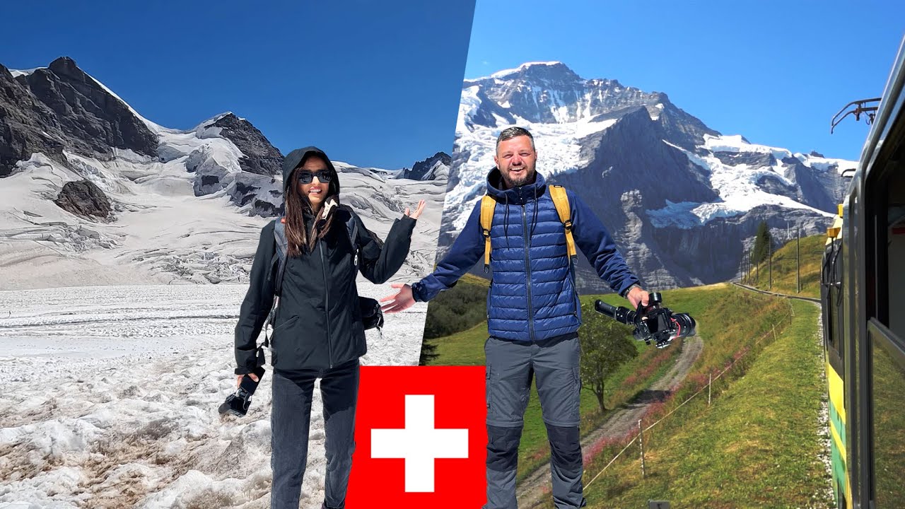 Cu trenul la cea mai inalta gara din lume! Locul din Elvetia unde e mereu iarna | Jungfraujoch