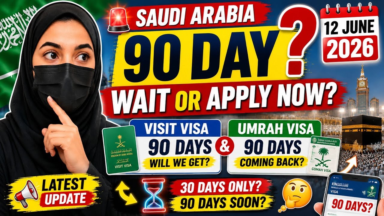 ⚠️ Umrah Visa 90 Days Coming Back or Not? Full Truth Revealed (12th June 2026 Update!)