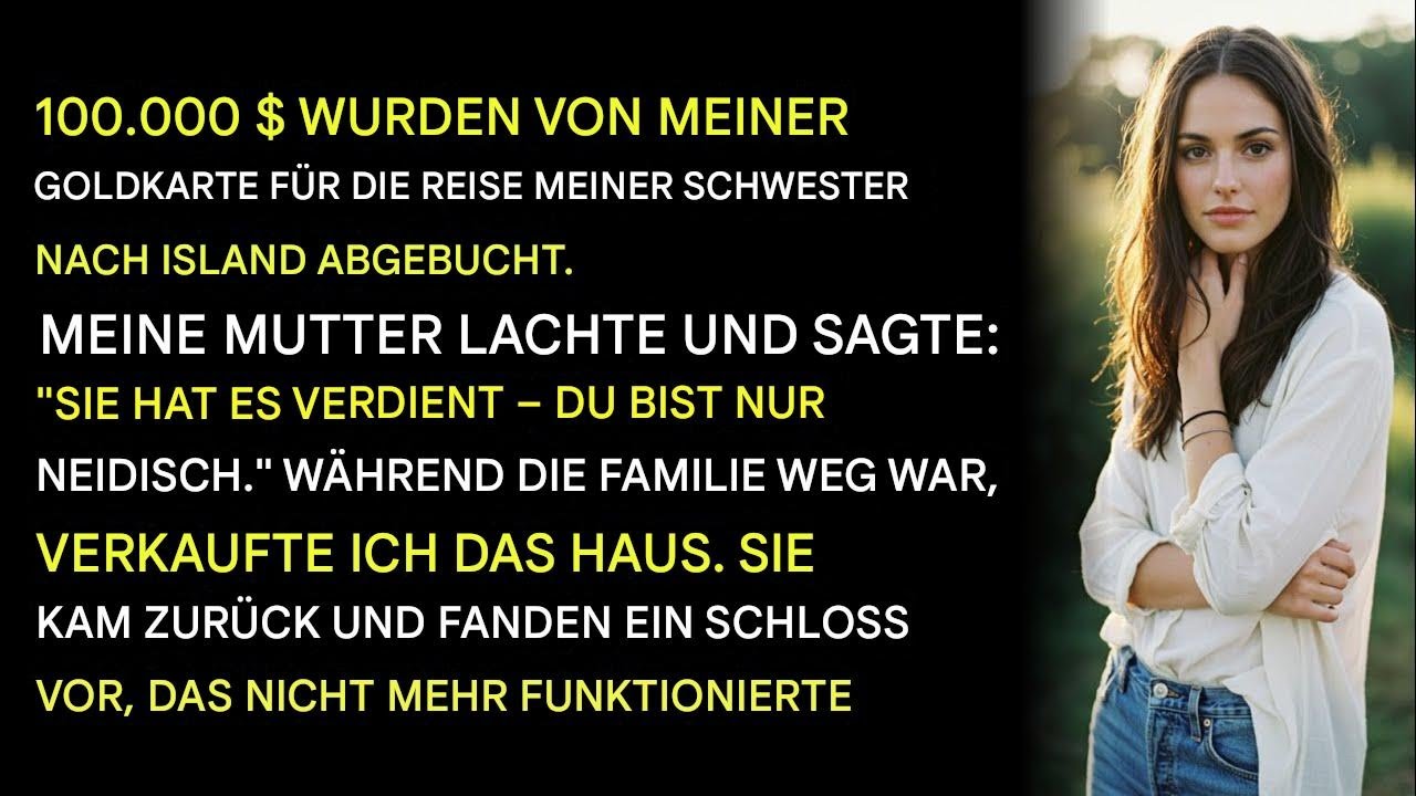100.000$ Von Meiner Goldkarte Für Schwester’s Islandreise – Mama Fand Es Lustig