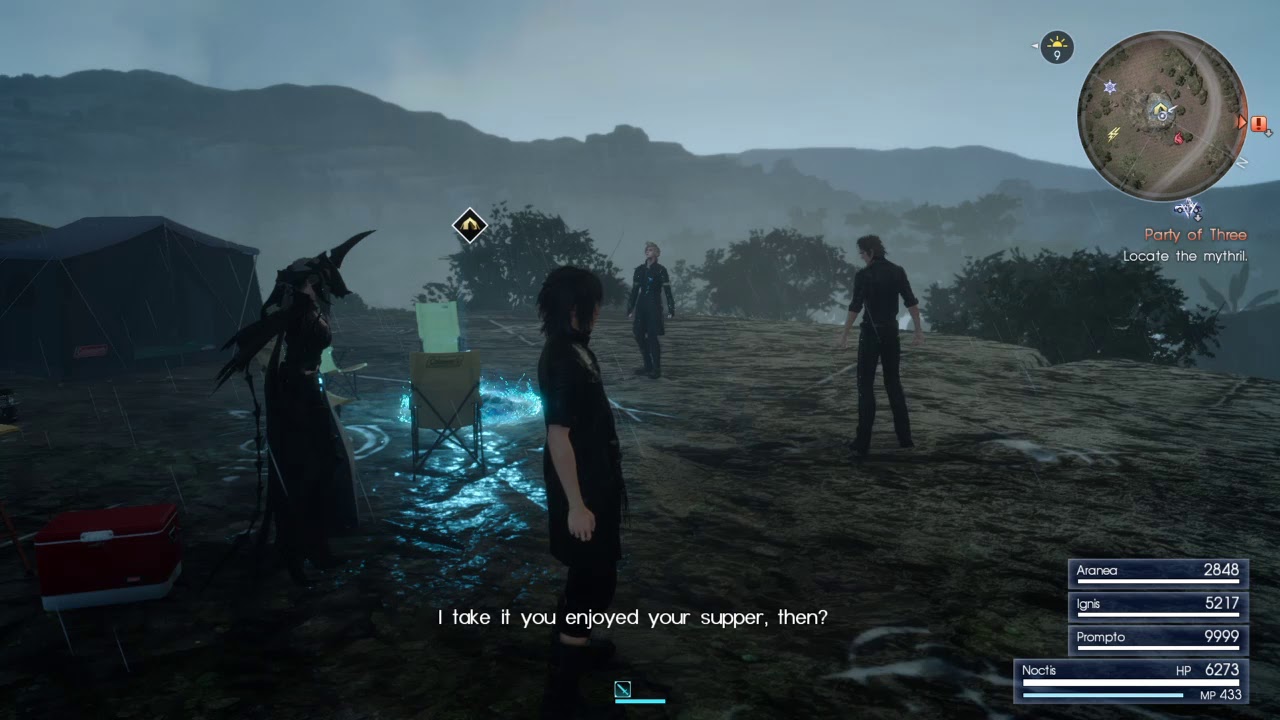 Aranea tries to hire Ignis