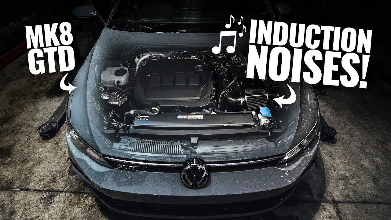 MAKING THE BEST INDUCTION NOISES!! 🎵 Mk8 GTD Ramair Induction Kit