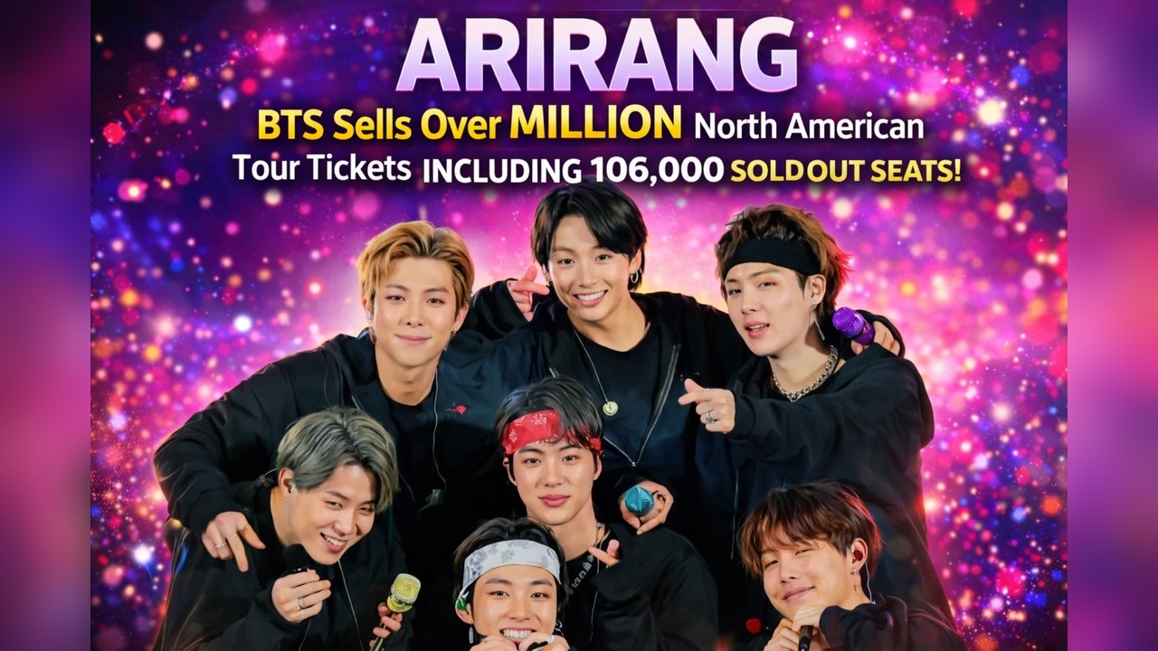 BTS North American Tour SOLD OUT — Records Broken!|ARIRANG Confirms BTS Ticket Sales Shock Everyone!