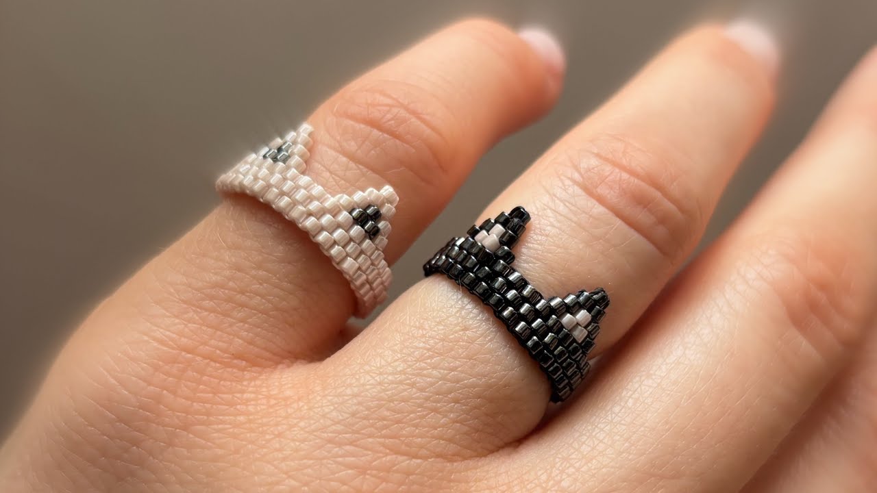 How to Make a Beaded Cat Ring | Easy DIY Jewelry Tutorial