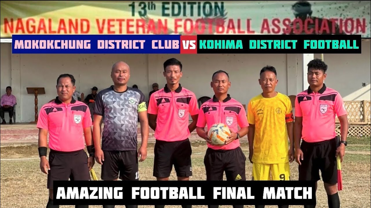 Kohima District 🆚 Mokokchung District || Final Match || 13th Nagaland Veteran football Association🏟️