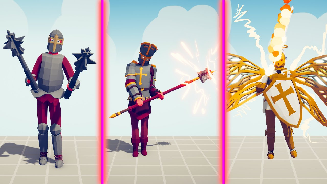 EVOLUTION OF TEMPLAR - Totally Accurate Battle Simulator TABS