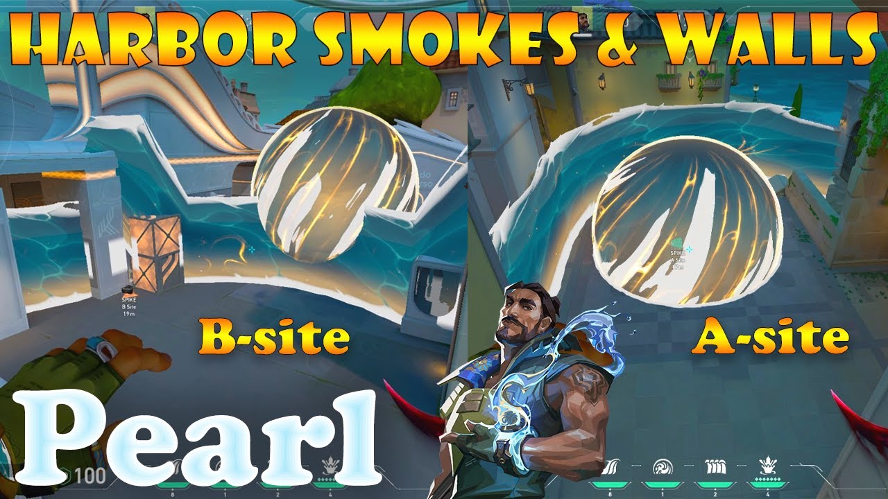 BEST Harbor Smokes and Walls on Pearl | Harbor lineups Pearl | Valorant Tips & Tricks |