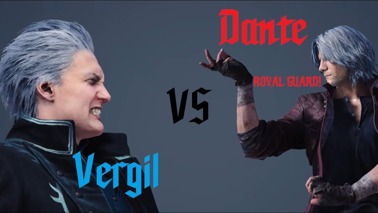 Devil May Cry 5 - Dante Bullying Vergil With Royal Guard (And Roses) - DMD (No Damage)