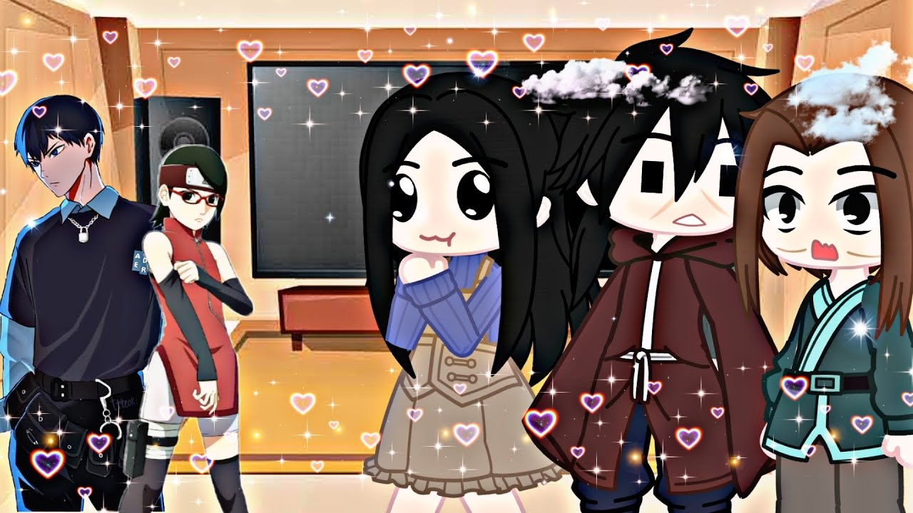 Uchiha react to sasuke's children•Kageyama and Sarada•Original idea?•my AU