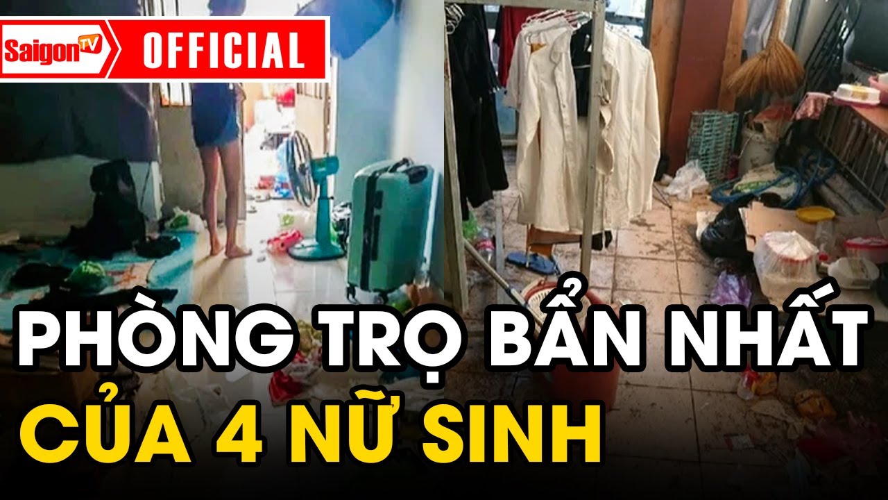 Phòng trọ của 4 nữ sinh khiến người xem phải RÙNG MÌNH, từ trong ra ngoài đều là RÁC