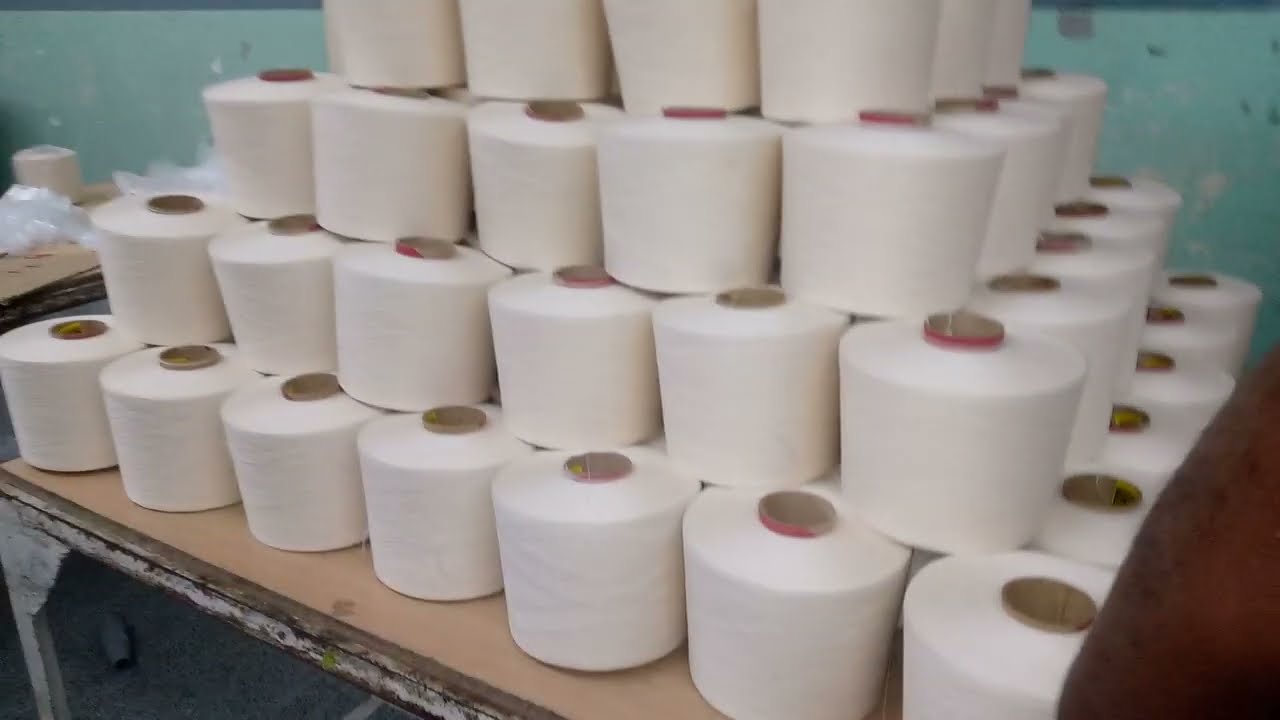 Textile Spinning | Packing department | Manual yarn cones packing