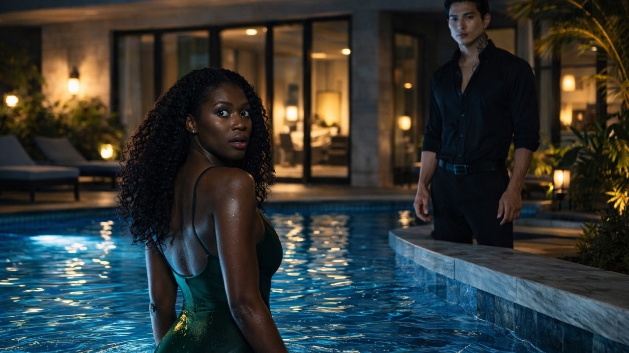 THE MAFIA BOSS CAUGHT HIS HOUSEKEEPER SWIMMING IN HIS LUXURY POOL — BUT SHE DIDN’T KNOW HE WAS RIGHT