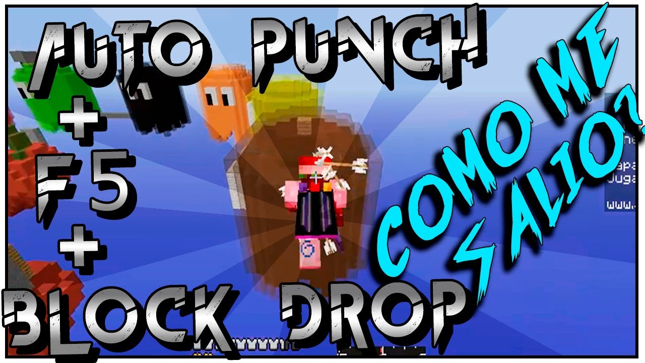 Arco punch shot + Block Drop + F5 | Skywars | ___Cubo___
