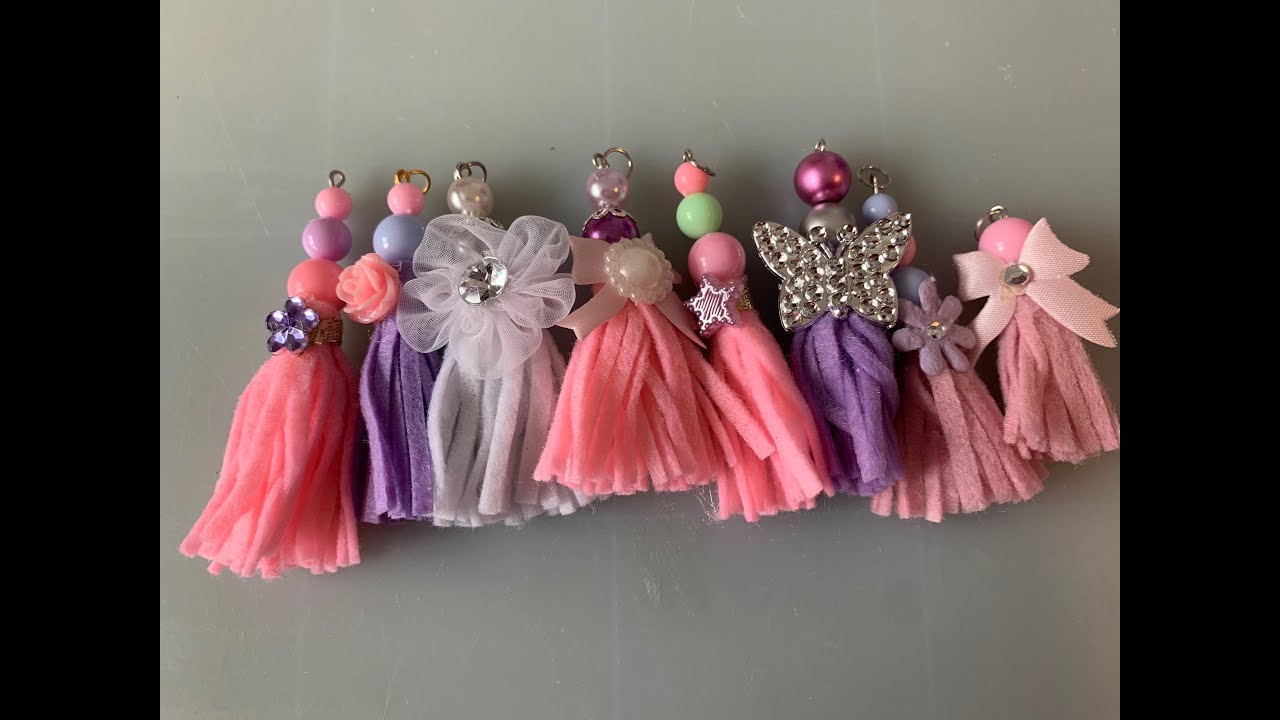 How to Make Tassels // 2 Ways Felt Tassel // Easy Tassel Tutorial