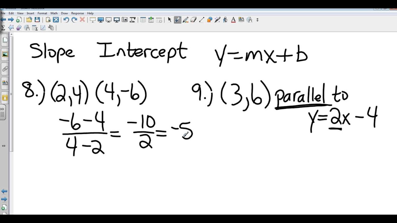 Algebra I Chapter 3/4 Review