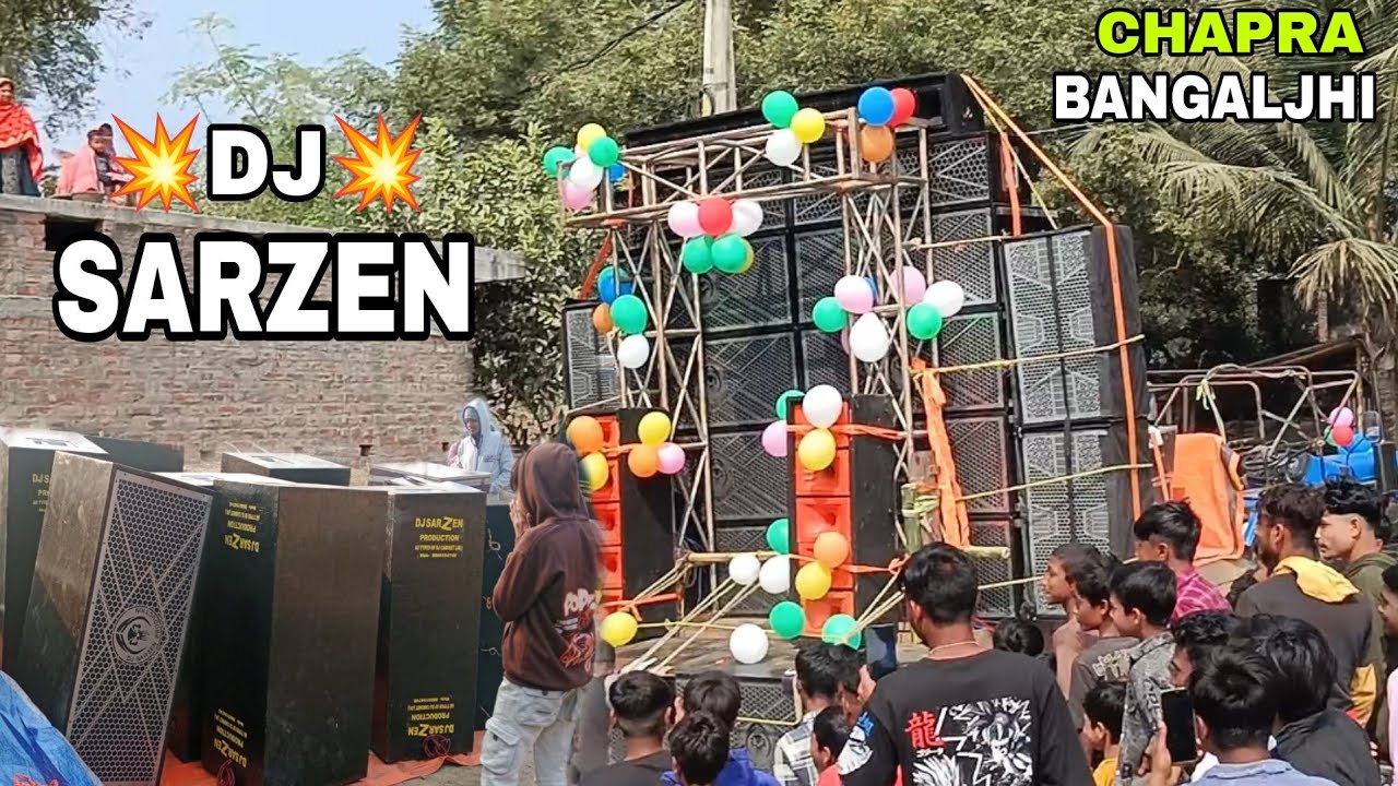 Dj SARZEN 💥 picnic 27.01.2025 chapra bangaljhi simanagar sarzan