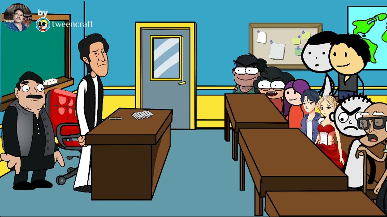 शाळेत आले हास्यकवी😂🤣😂🤣😂🤣 #cartoon #schooldrama #funneycartoon