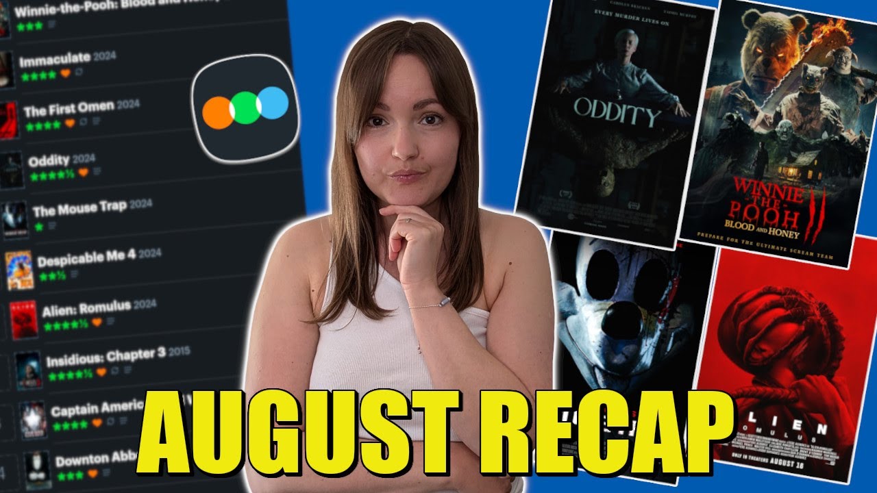 Everything I watched in August | Letterboxd Recap