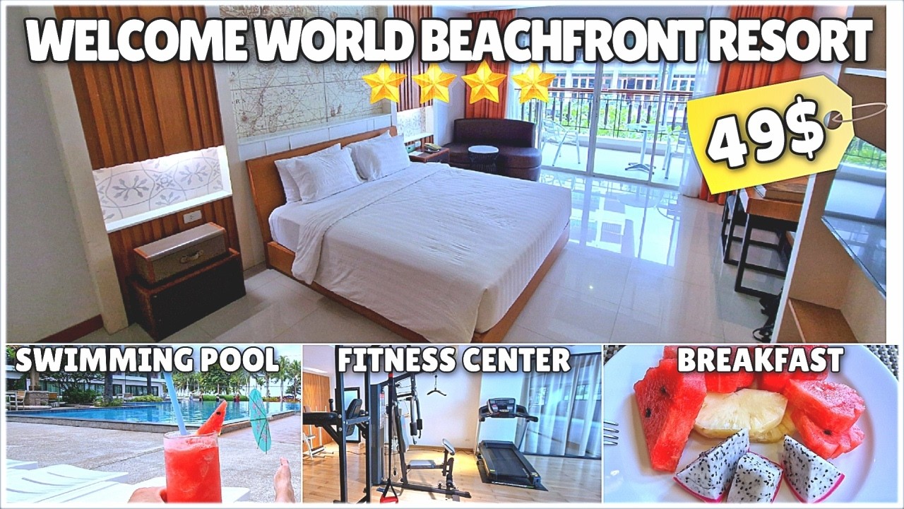 Welcome World Beachfront Resort - Mid-priced Hotel Near Jomtien Beach Pattaya
