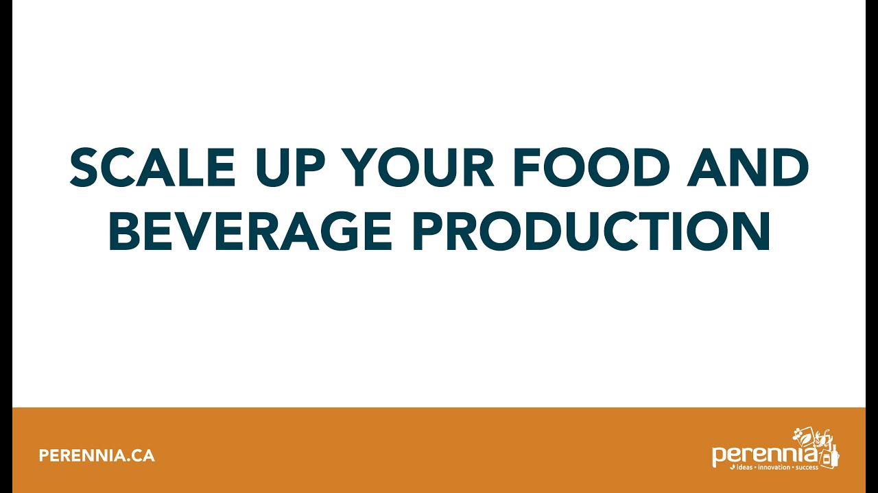 Scale Up Your Food and Beverage Production