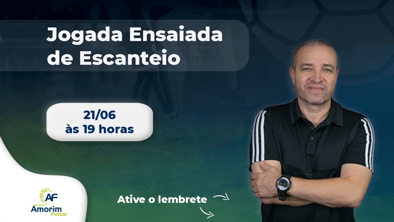 #031 - Jogada Ensaiada de Tiro de Canto no Futsal | Prof. Amorim