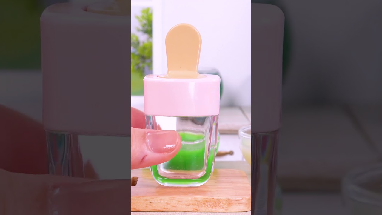 🍉 Coolest Miniature Watermelon Ice Cream Recipe #Yumupminiature