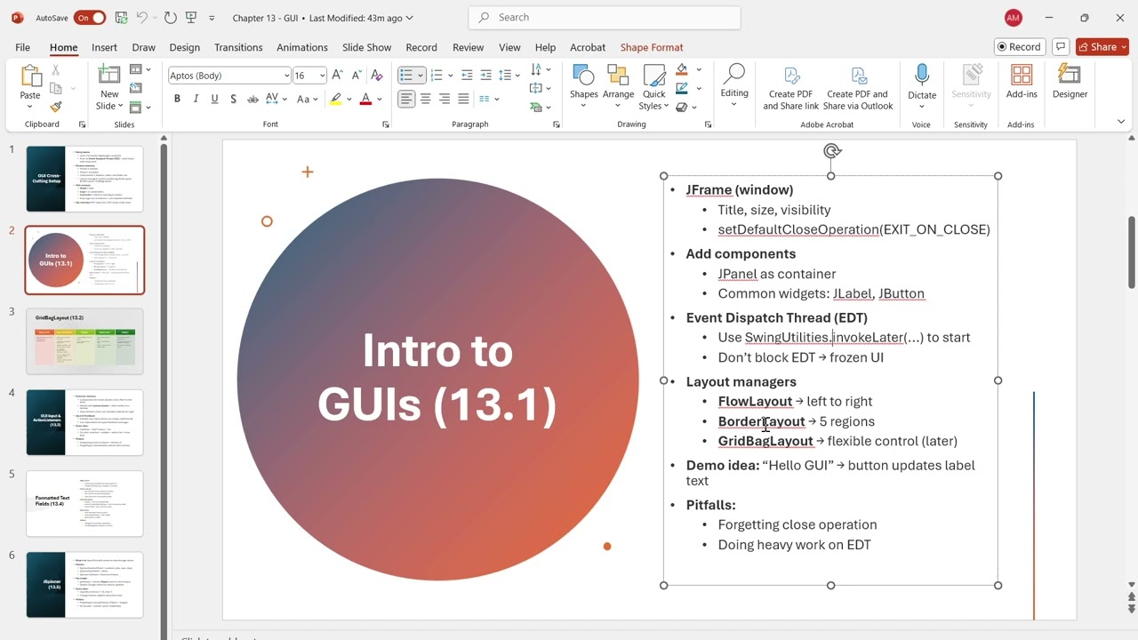 Java Swing GUI Crash Course | Part 1 (JFrame, Layouts, Listeners, Text Fields, and Spinners)