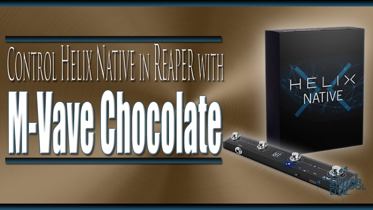 Как управлять плагином Helix Native в Reaper с помощью MIDI-контроллера M Vave Chocolate