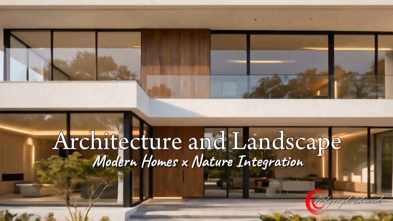 Architecture and Landscape | Modern Home x Nature Integration