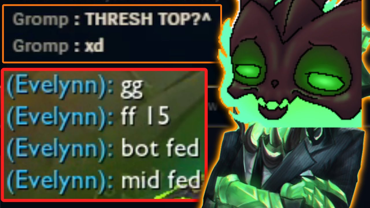 The Team Gave Up, But Thresh Top Didn't