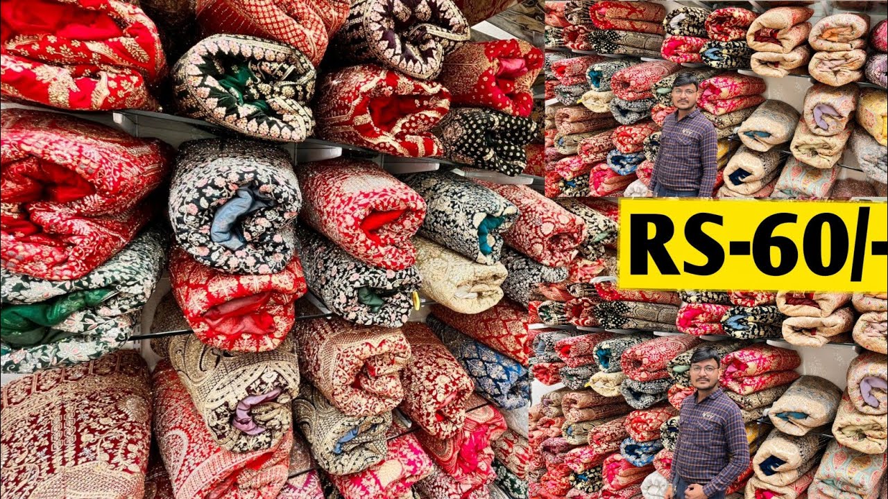 लोट से सस्ता लहंगा मात्र-60/-से|LEHNGA SURAT🛑SURAT LEHNGA MARKET💥BRIDAL LEHNGA(@marketselladda