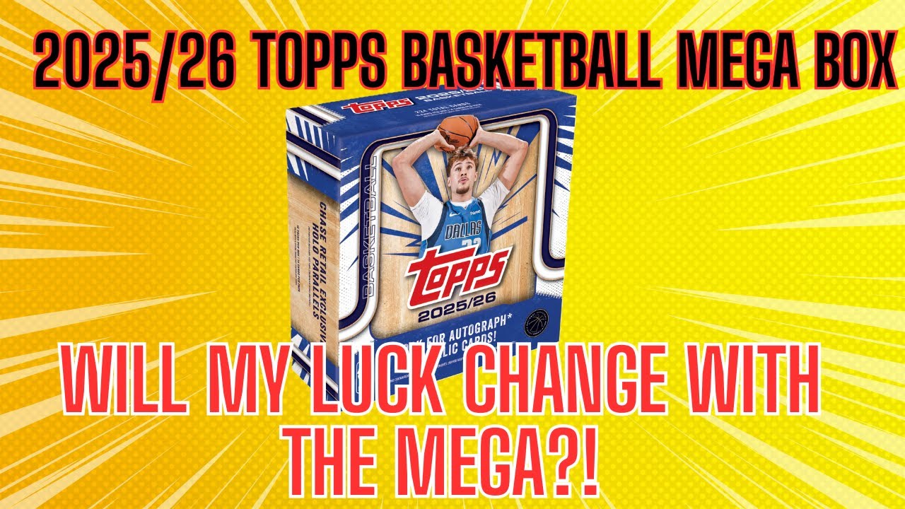ПЯТЫЙ ВЗГЛЯД!🤣 ОТКРЫВАЕМ МЕГА-БОКС С БАСКЕТБОЛЬНЫМИ КАРТОЧКАМИ TOPPS 2025/26