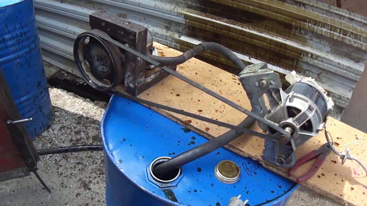 Насос для перекачки масел своими руками