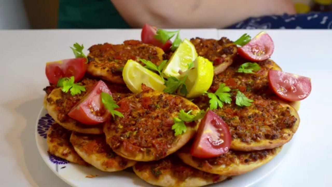 TARSUS Lahmacun &hearts;KuşG&ouml;z&uuml;&hearts; Bardakaltı &hearts; Tarsusi &hearts; Fındık Lahmacun &hearts; Turkish Pizza recipe #asmr #vlog