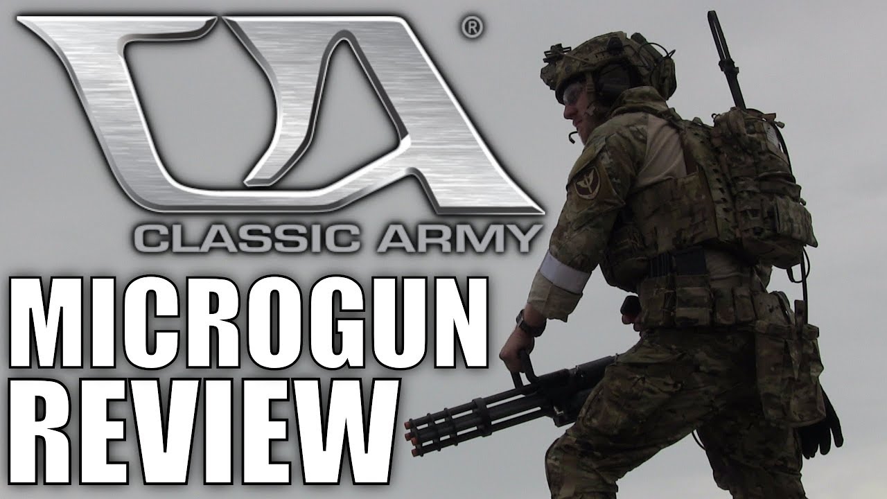 Classic Army M132 Microgun Airsoft Review - The Cheap Minigun