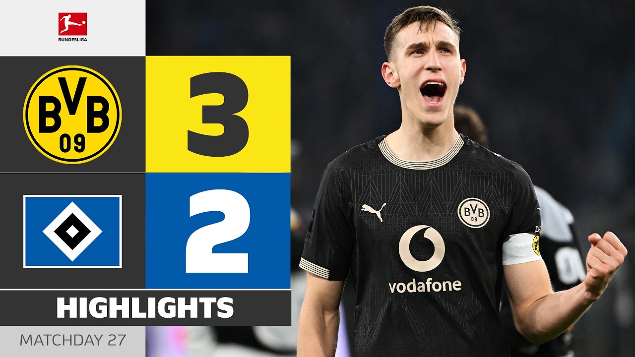 Insane Turnaround! | BORUSSIA DORTMUND - HAMBURGER SV | Highlights | Matchday 27 &ndash; Bundesliga 25/26