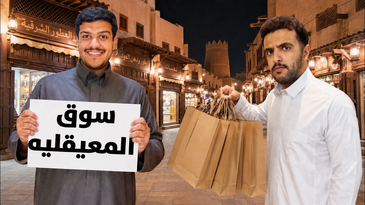 مقاضي العيد في اشهر سوق بالرياض 