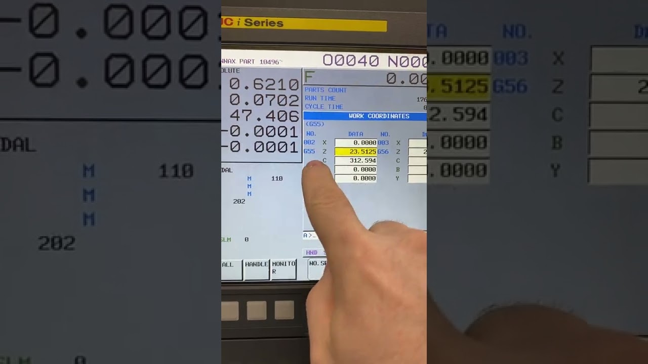 Establishing your subspindle work offset
